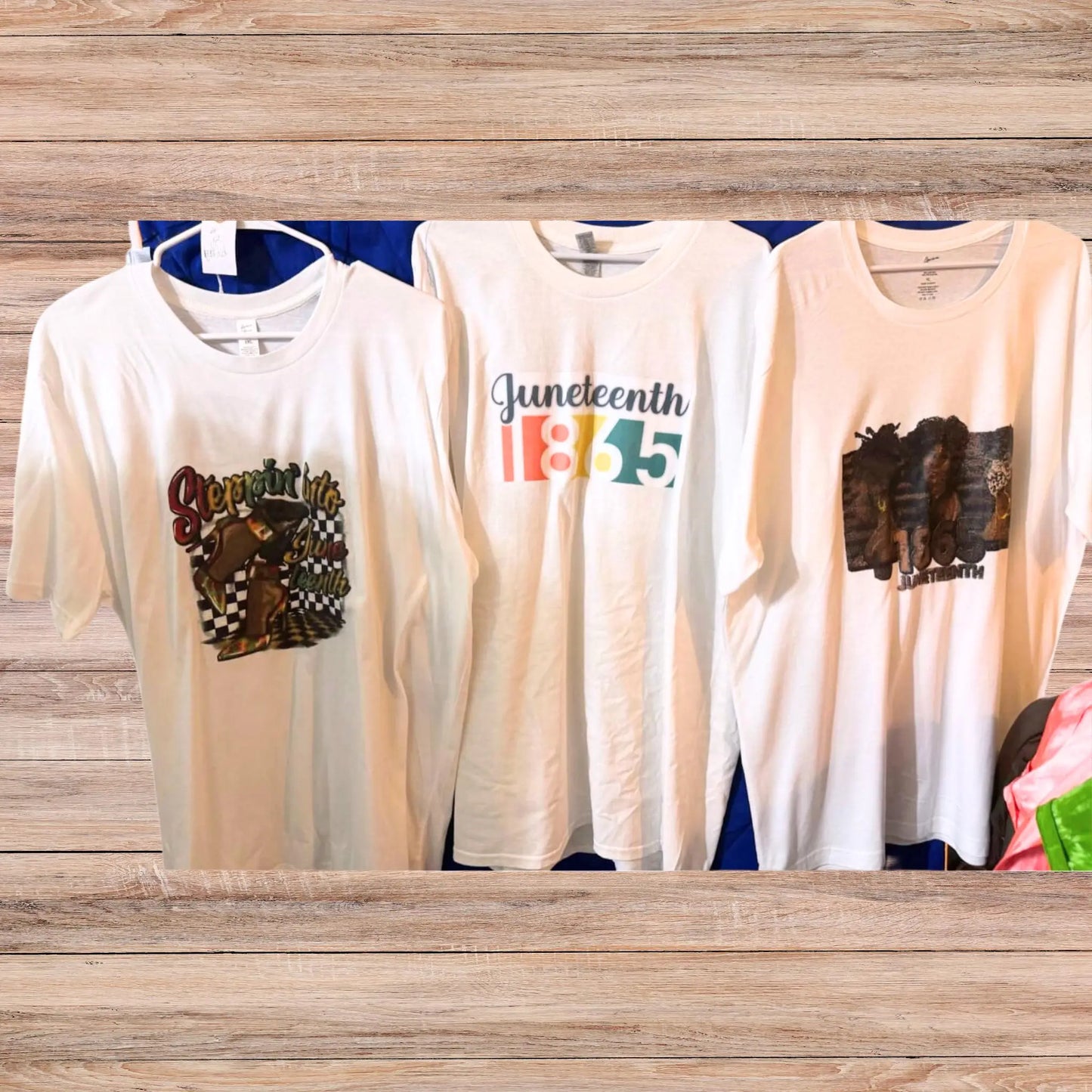 Juneteenth T-Shirts Discount Small-X-large12.00 2X-3X 14.00 Dees Tees