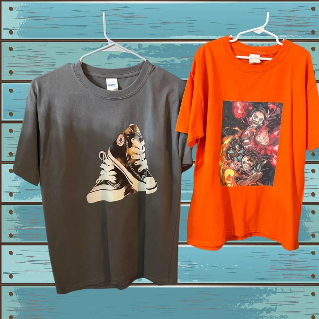 Converse/Anime T-shirts Dees Tees