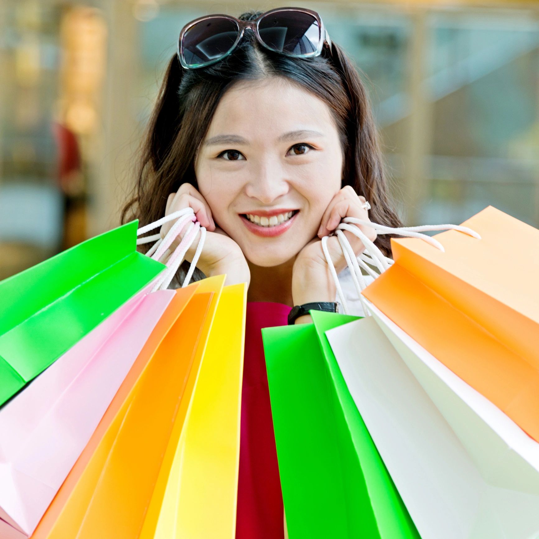 Customer shopping for custom apparel